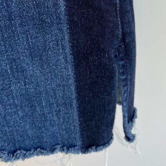 FRAME DENIM Le High Straight Gusset Raw Edge Split hem in Elaine size 24 - Picture 7 of 12